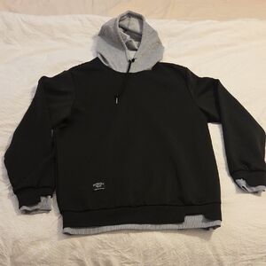 Shein Black and Gray Hoodie